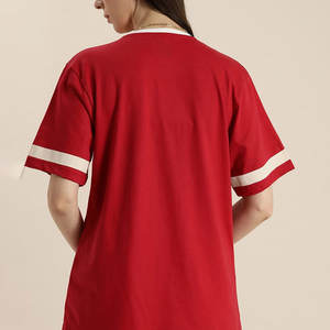 เสื้อยืดผู้หญิงใส่สบายทุกวัน เสื้อยืดผู้หญิงเรียบง่ายสไตล์ลำลอง เสื้อยืดผู้หญิงผ้าฝ้ายสัมผัสนุ่ม - Product Image 5