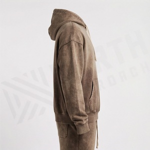 Men Acid Wash <b>Tracksuit</b> Sports Wear New Design Breathable Fully Customized Jogger Sweatsuit Premium Athletic Gym Apparel - Product Image 3