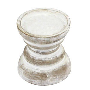 Juego de 3 Portavelas de Madera de Mango Rústicos Hechos a Mano, Decorativos para Ramadán, Estilo Rústico, para Mesa - Product Image 5