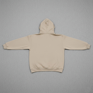 Sweat-shirt à capuche pour homme YOURBRAND, coupe classique, polaire en polyester, pull décontracté, logo frontal, respirant, poche, 220g, automne - Product Image 2