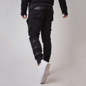 <b>Mens</b> Casual <b>Loose</b> Fit Breathable Eco-Friendly 100% Cotton Fleece Lining Windbreaker <b>Joggers</b> Elastic Waist - Product Image 2