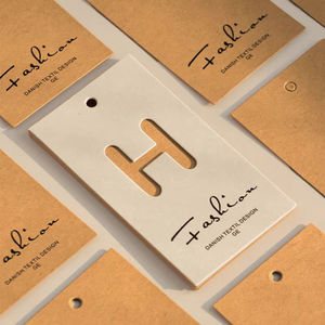 Boxit.pk Custom Eco Friendly Hang Tags Seed <b>Paper</b> & Kraft Clothing Tags with Logo <b>Printing</b> Wholesale - Product Image 5