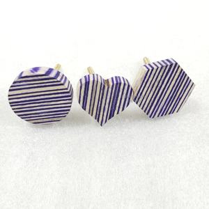 Bouton de porte réglable en résine poignées de tiroir design de fleurs colorées avec cadre en laiton pour armoires de cuisine commodes meubles - Product Image 6