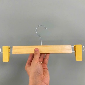 Cheap Price Customized Logo <b>Wooden</b> Hangers Sustainable <b>Wooden</b> Clip Hangers for Pants & Dresses Wholesale from Vietnam - Product Image 3