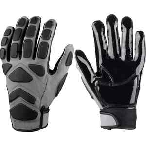 Gants de football américain à écran tactile unisexes, personnalisables avec logo, en cuir synthétique et latex, imperméables, antidérapants et durables – Vente chaude - Product Image 1