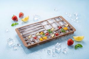 Plateau en silicone alimentaire multi-compartiments, 47 compartiments, réutilisable, écologique, organisateur flexible, pour glaçons et chocolats - Product Image 5