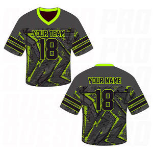 T-shirt Boxy Streetwear Personnalisé pour Fans de Football Américain – Maillot de Football Américain avec Graphiques par Transfert Thermique – Sport Décontracté - Product Image 2