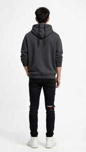 เสื้อฮู้ดดี้ผู้ชาย ONETEN APPARELS แบบ Color Block ไซส์ใหญ่ ผ้าฝ้ายเฟรนช์เทอร์รี่ น้ำหนัก 400 กรัม สำหรับฤดูใบไม้ร่วง - Product Image 3
