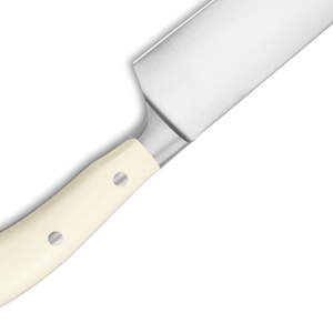 Cuchillos de Chef Profesionales de Acero Inoxidable, Cuchillos de Cocina con Hoja Afilada, Mango Triple Remachado Blanco Marfil para Carne y Verduras - Product Image 4