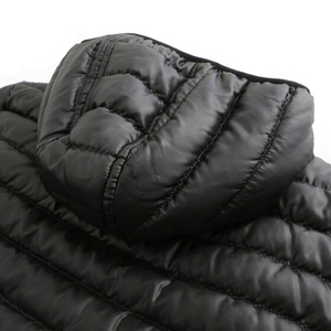 Custom Logo Polyester Nylon Winter Hooded Bubble Puffer Jacket for Men Breathable Outdoor <b>Warm</b> Quilted Coat Plus Size Jacket - Product Image 2