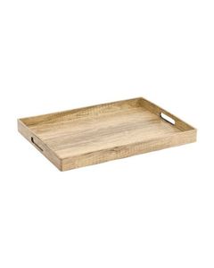 Bandeja de Servir Rectangular de Madera H a CRAFT HAC-448, Diseño Moderno, Multiusos, con Asa, para Bodas y Eventos - Product Image 4