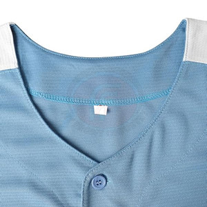 Low MOQ Customized Breathable Short Sleeve Baseball Jersey Lightweight Durable Material for School <b>College</b> and Club Teams - Product Image 5