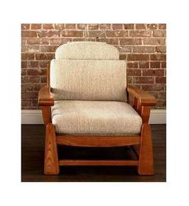 Fauteuil individuel de loisirs haut de gamme, rembourré, moderne, pour salon, salle de séjour, réception d'hôtel, chambre à coucher - Product Image 3