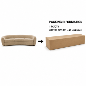 Canapé moderne carré trois places en tissu avec dossier rembourré et pieds en bois, convertible en lit, en cuir véritable, idéal pour sous-sol, école, parc - Product Image 4