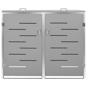 Rimessa per contenitori in acciaio inossidabile 54.3 \ "x30.5 \" x45.5 \ "unità di stoccaggio - Product Image 3