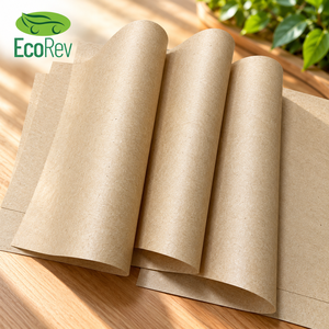 กระดาษคราฟท์สีน้ำตาลเคลือบ PE ย่อยสลายได้ ทนความร้อน เกรดอาหาร สำหรับซ้อนกัน น้ำหนัก 35 กรัม 38 กรัม ป้องกันเชื้อรา - Product Image 6