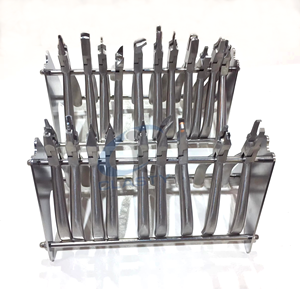 Pince adhésive en acier inoxydable pour usage dentaire avec poignée ergonomique, instrument médical durable et réutilisable - Product Image 5