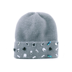 <b>Men</b> Beanie <b>Cap</b> Winter Warm Heavy Ribbed Knit Fold Over Cuffed Beanie Hat Plain Solid Color Outdoor Workwear <b>Skull</b> <b>Caps</b> Wholesale - Product Image 2
