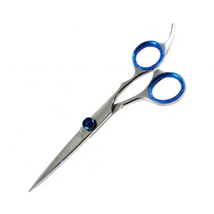Nouvel arrivage : Kit d'outils de coiffure professionnel droitier en acier inoxydable – Ciseaux de barbier à pointe droite, tranchants et durables - Product Image 5