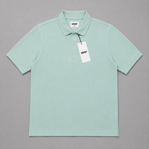 Polo en piqué de coton premium pour hommes, manches courtes, couleur unie, décontracté, uniforme de golf, OEM ODM, logo personnalisé en BD - Product Image 4