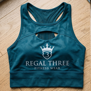 Regal Three Soutiens-gorge de sport pour femmes, type crop top, dos nageur, pour le yoga et l'exercice, vêtements de sport athlétiques pour femmes - Product Image 1