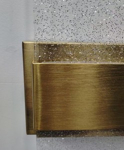 CG-005G-2 Outdoor/Indoor LED Wall Lamp with Sparkling <b>Light</b> Effect Acrylic <b>Shade</b> - Product Image 4