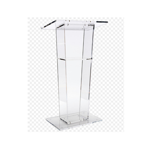 43 \ "Chiều cao-điều chỉnh Acrylic bục đứng cán bục giảng hiện đại hỗ trợ kim loại cho các trường học thuyết trình đám cưới phòng sử dụng - Product Image 6
