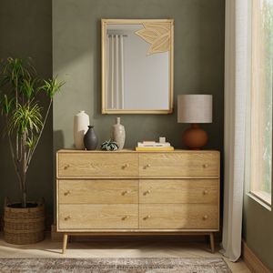 Artistic Rattan <b>Wall</b> Mirror Decorative <b>Wicker</b> Frame Mirror Woven Accent Piece Ideal For Bedroom Living Room And Home Decor - Product Image 5