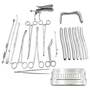 Juego de Instrumentos Quirúrgicos de Acero Inoxidable, Pinzas Hemostáticas Curvas y Rectas para Estudiantes de Medicina, Entrenamiento de Sutura - Product Image 1