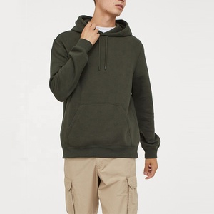 Sweat-shirt à capuche pour homme, design personnalisé, couleur unie, molleton de coton, coupe classique, streetwear, service OEM - Product Image 2