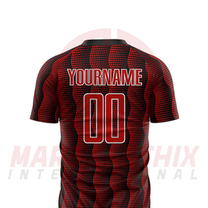 ชุดเสื้อฟุตบอลและกางเกงขาสั้นแบบซับลิเมชั่นสั่งทำพิเศษสำหรับขายออนไลน์ ชุดฟุตบอลดีไซน์ใหม่ราคาขายส่ง - Product Image 6