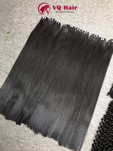 Venta al por mayor de alta calidad a máquina de doble trama Remy recto vietnamita extensiones de cabello humano extremo grueso Color más claro solamente 100gr - Product Image 3