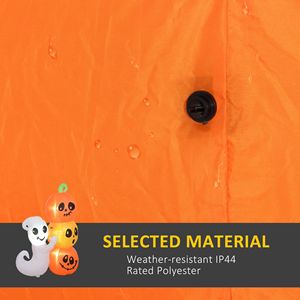 Decorazioni Gonfiabili di Halloween da 1,5 m con LED, Fantasma e Zucca per Interni ed Esterni, Giardino e Cortile, Prodotto Gonfiabile per le Festività - Product Image 5