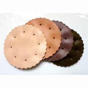 Ensemble de sous-verres en cuir PU personnalisés en gros, ronds, carrés, hexagonaux, résistants à la chaleur, antidérapants, imperméables, pour tasses à café, sous-verres de table - Product Image 3
