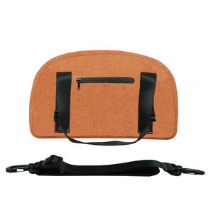 Bolsa de Viaje de Tela Color Naranja Jaspeado, Bolsa de Fin de Semana - Product Image 2