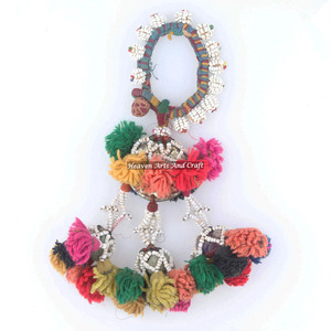 Rare Wholesale Indian <b>Gold</b> Supplier Antique Indian Vintage Authentic Banjara Tribal Armlet <b>Bracelet</b> Anklet Tassel Belly WB006 - Product Image 1