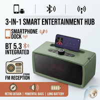 Haut-parleur portable LN-5016MIC avec deux microphones sans fil, 33W, basses puissantes, système audio karaoké rétro TV, vente en gros