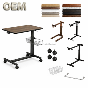 OEM/ODM Taiwan Modern Steel Office <b>Table</b> Height <b>Adjustable</b> Colors Customizable for Hospitals and Bedrooms Daily Living Aids - Product Image 1