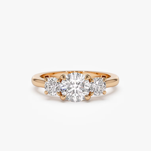 Anillo de Compromiso con Diamante de Laboratorio Delicado - Product Image 2