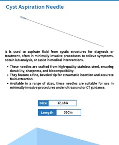 เข็มดูดแบบใช้มือสำหรับชุดอุปกรณ์ดูดซีสต์ - Product Image 3