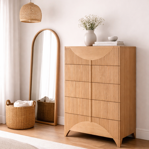 HAVASU RANGE Collection Wood Bedroom Living Room Furniture Durable Dresser Eco-Friendly Tallboy Cabinet 4 Drawers - Product Image 6