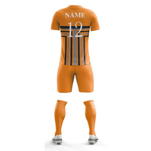 Ensembles d'uniformes 100 % polyester, kit complet, vente chaude, ensembles d'uniformes sportifs vintage, tenues de football et de soccer extensibles par sublimation - Product Image 3