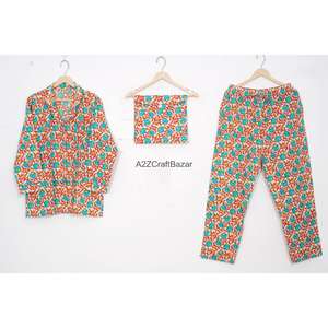 Nuevo Diseño, 100% Algodón Puro, Ropa de Dormir para Mujer, Conjunto de Pijamas Suaves, Proveedores de Fábrica, Ropa de Dormir Femenina - Product Image 1