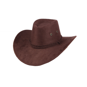 Sombrero de vaquero de gamuza sintética Zero Profit, sombrero de vaquero de cuero estilo western, sombrero de vaquera - Product Image 4