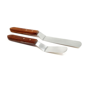 Spatule de Chef Professionnelle à Fentes Altomme Instruments en Acier Inoxydable à Long Manche Antiadhésive Lavage à la Main Uniquement - Product Image 2
