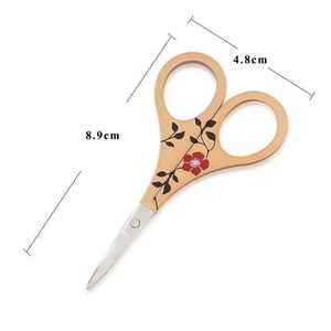 Ciseaux à poils de nez en acier inoxydable de qualité supérieure, à pointe incurvée et arrondie, pour la coupe des poils du visage, des oreilles et des sourcils, pour droitiers - Product Image 3