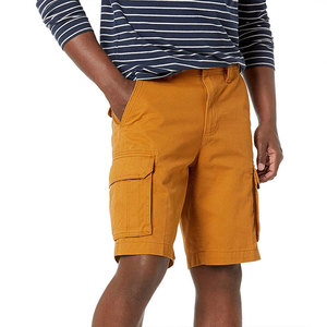 Pantalones Cortos Cargo Casuales para Hombre de Alta Calidad OEM, Cintura Media, Cierre de Botones, Estilo Bermuda, 100% Algodón Orgánico Transpirable - Product Image 4