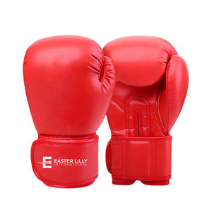 Guantes de Boxeo de Piel para Entrenamiento y Competición, Guantes de Boxeo Juveniles de Alta Calidad - Product Image 1