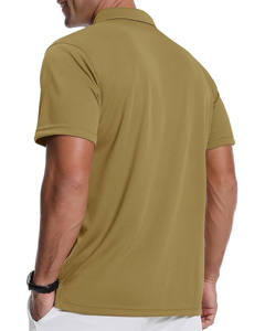 เสื้อยืดผู้ชายถักคุณภาพสูง ผ้าฝ้าย 100% ออกแบบเองได้ ขายส่ง ไซส์ใหญ่ ระบายอากาศได้ดี - Product Image 4