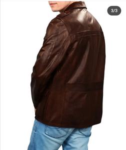 Chaqueta de cuero personalizada para hombre, a la moda chaqueta de cuero, hecha en paquistaní, el mejor precio - Product Image 3